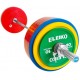 SET BARRA + DISCOS POWERLIFTING DE COMPETICIÓN IPF ELEIKO 285 KG