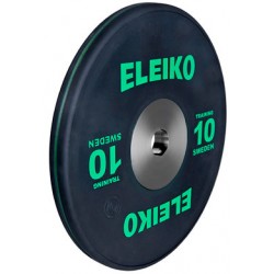 DISCOS OLÍMPICOS NEGROS ENTRENAMIENTO DEPORTIVO ELEIKO 