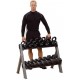 SUPORTE / RACK DE KETTLEBELLS E MANCUERS