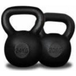 KETTLEBELLS - NOIR - 4 KG À 48 KG