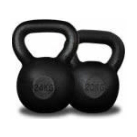 KETTLEBELLS CLÁSICAS DE HIERRO - NEGRO - 4 KG A 48 KG