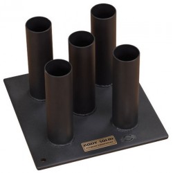 SUPPORT VERTICAL POUR BARRES OLYMPIQUES 50 MM - CAPACITÉ 5 BARS