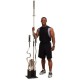 VERTICAL SUPPORT FOR OLYMPIC BARS 50 MM - CAPACITY 5 BARS