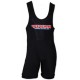 SINGLET DE POWERLIFTING CLÁSICO TITAN - NEGRO / AZUL