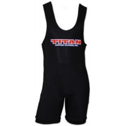 SINGLET POWERLIFTING CLASSIC TITAN - BLACK / BLUE