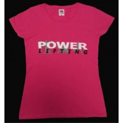 T-SHIRT POWERLIFTING GIRL