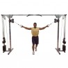 PULLEY CROSS MACHINE WITH PLATE TOWERS