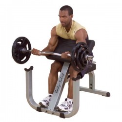 BANC PROFESSIONNEL BICEPS SCOTT (POIDS GRATUIT)