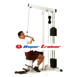 MULTIFUNCTION MACHINE (GRIS) HIGH PULLEY + LOW PULLEY WITH PLATE TOWER