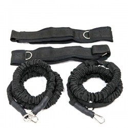 CINGHIE DI MEDIA RESISTENZA CON 2 CORDE ELASTICHE - CROSSFIT