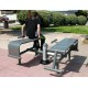 DOUBLE BENCH OF ABDOMINAL PARK BIOHEALTHY / GARDEN