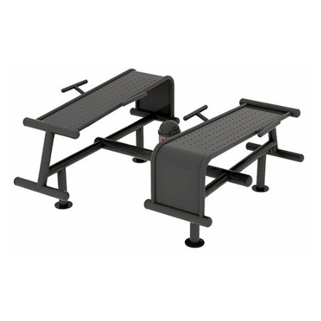 DOUBLE BENCH OF ABDOMINAL PARK BIOHEALTHY / GARDEN