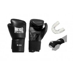 EMBALAGEM LUVAS DE BOXE DE CRIANÇA + LUVAS INTERNAS + BOCA