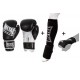 PACK GUANTES DE BOXEO + ESPINILLERAS + GUANTES INTERIORES