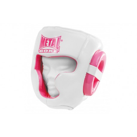 CAPACETE DE BOXE COMPLETO PARA MENINA - METAL