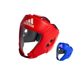 CASCO BOXEO AIBA DE CUERO PARA AFICIONADO  ADIDAS