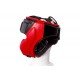 SEMI-INTEGRATED LEATHER METAL BOXING HELMET