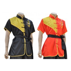 TOP VON KUNG FU CHANG QUAN SATIN MIT DRACHEN