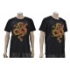 MARTIAL ARTS T-SHIRT / KUNG FU WITH EMBROIDERED DRAGON MODEL 2