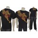 MARTIAL ARTS T-SHIRT / KUNG FU WITH EMBROIDERED DRAGON MODEL 3