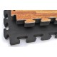 TATAMI PUZZLE COLOR MADERA Y NEGRO DE 3 CM