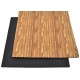 TATAMI PUZZLE COLOR MADERA Y NEGRO DE 3 CM