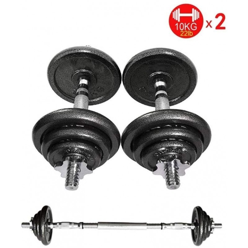 Mancuernas de colores de 4KG (x2) - Rudem Fitness Equipment