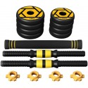 LLC-POWER GIMNASIO CON MANCUERNAS SET, PESO AJUSTABLE