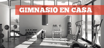 Gimnasio en casa, material fitness y aparatos de musculación domésticos