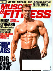 Michael O'Hearn est mannequin pour un magazine