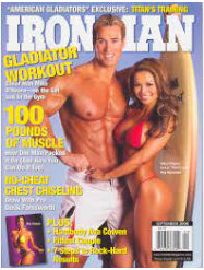 Mike O'Hearn on the cover of Ironman magazine