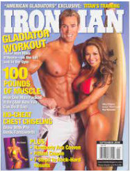 Mike O'Hearn sulla copertina della rivista Ironman