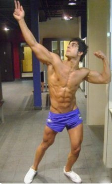 Aesthetics gym postures for boys