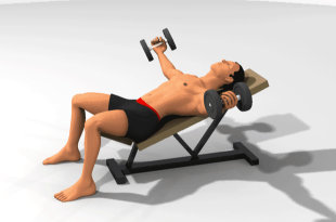 Incline dumbbell fly for beginners