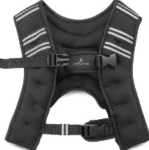 Weighted vest to burn more calories when running