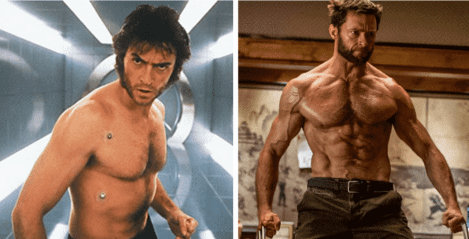 Hugh Jackman, actors using steroid cycles