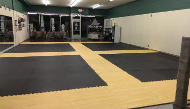 Tatami puzzle floor for training Muay Thai