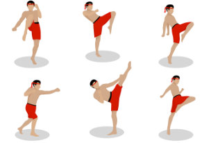 Basic movements of Muay Thai