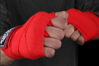 Bandage for martial arts and contact sports