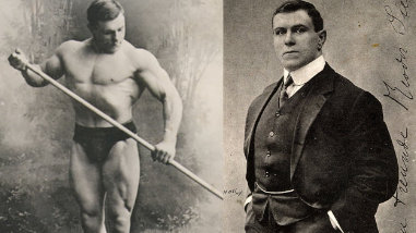 Perfect bodybuilder George Hackensmith