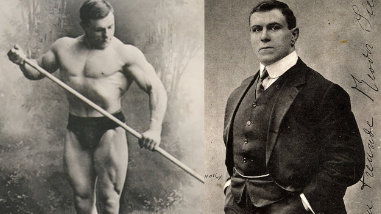 Perfekter Bodybuilder George Hackensmith