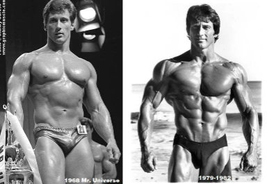 Frank Zane, bodybuilders in bulk and cutting