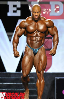 Phil Heath at the Mr. Olympia, IFBB competition