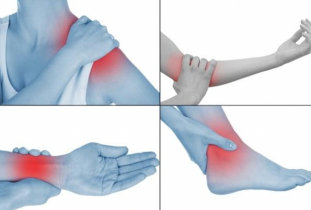 Muscle pain due to tendinitis