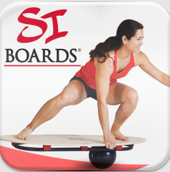 SI board for exercises to improve body balance