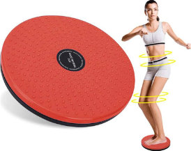 Rotating disc to improve body balance