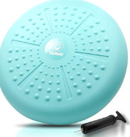 Inflatable disc to improve body balance