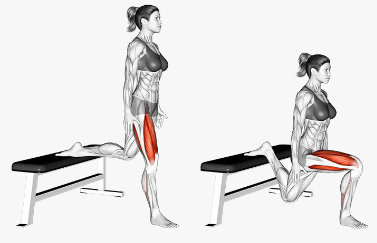 Como fazer agachamentos búlgaros para fortalecer os isquiotibiais