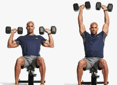 Dumbbell Upper Body Shoulder Press