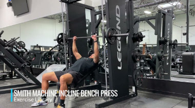 Close Grip Incline Bench Press on Multipower for Triceps